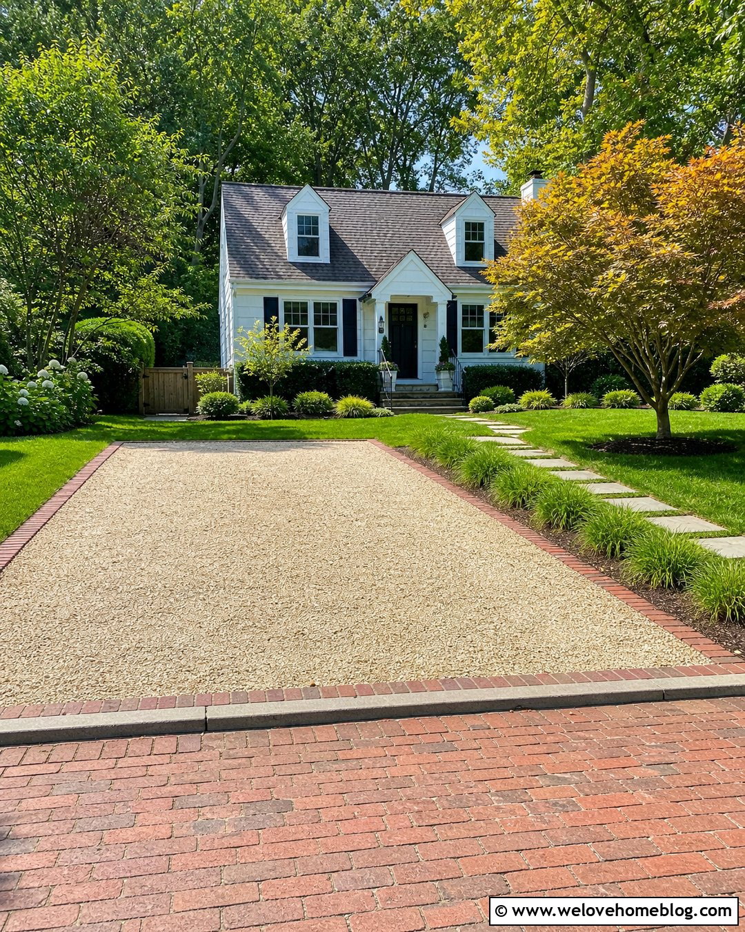 Small Gravel Grid Driveway For A Front Yard - 25 Gravel Grid Driveway Ideas