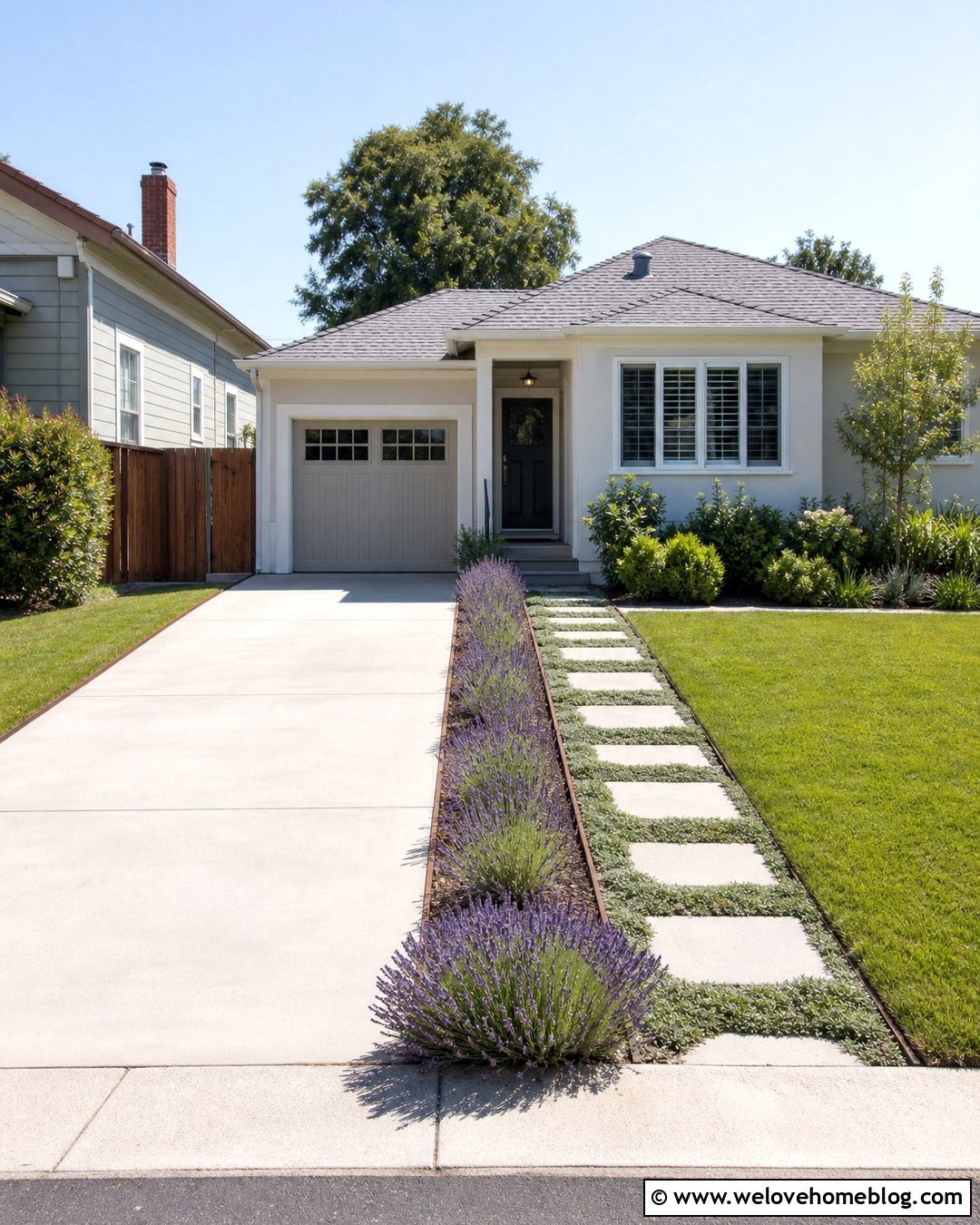 Small Lavender Driveway - 25 Lavender Driveway Ideas