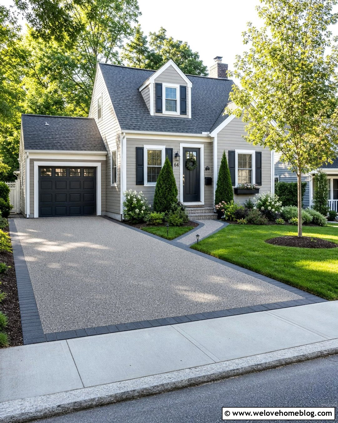 Small Sealed Gravel Driveway With Brick Edging - 20 sealed gravel driveway ideas