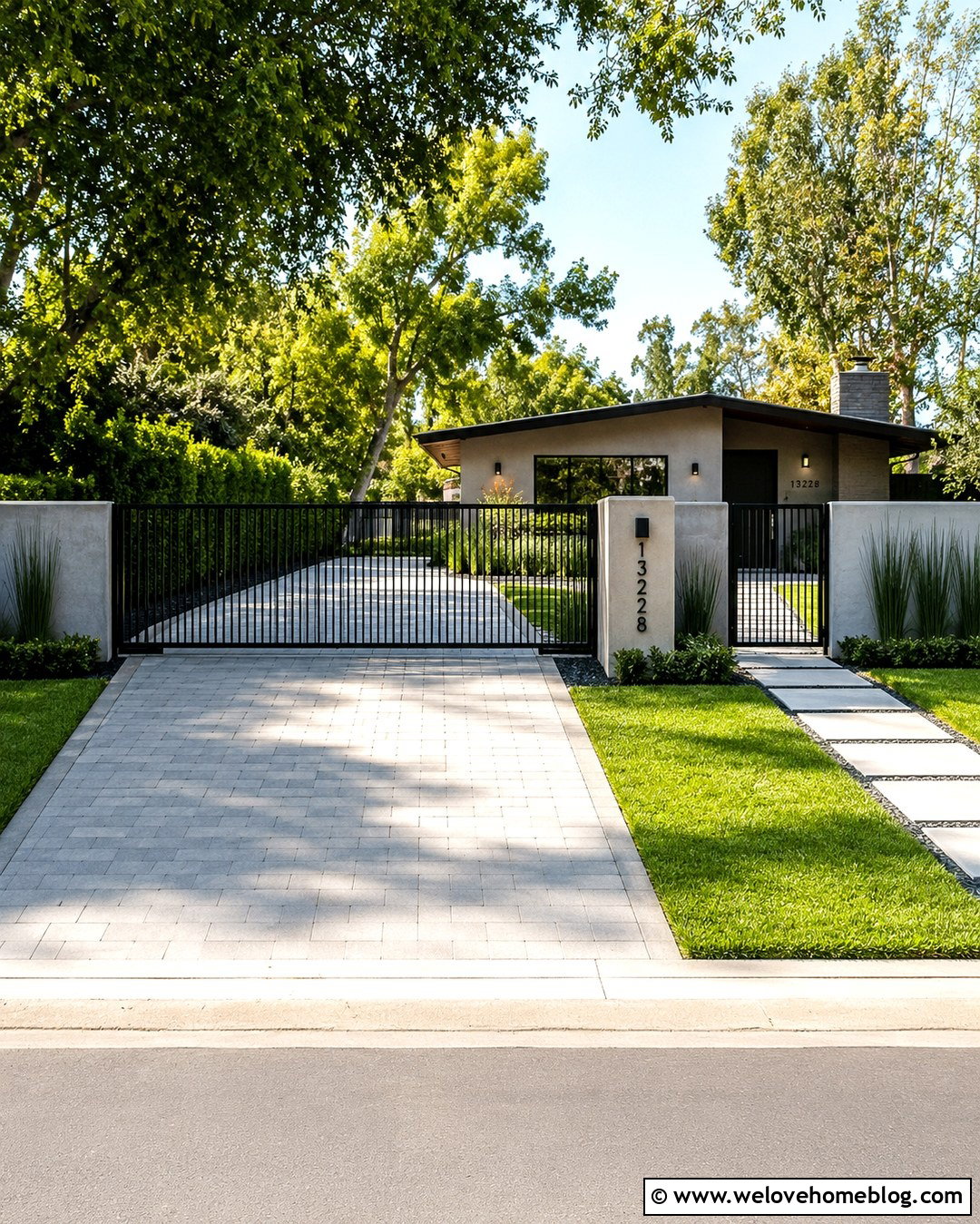 Small Sliding Driveway Gate Entrance - 20 Driveway Gate Entrance Ideas