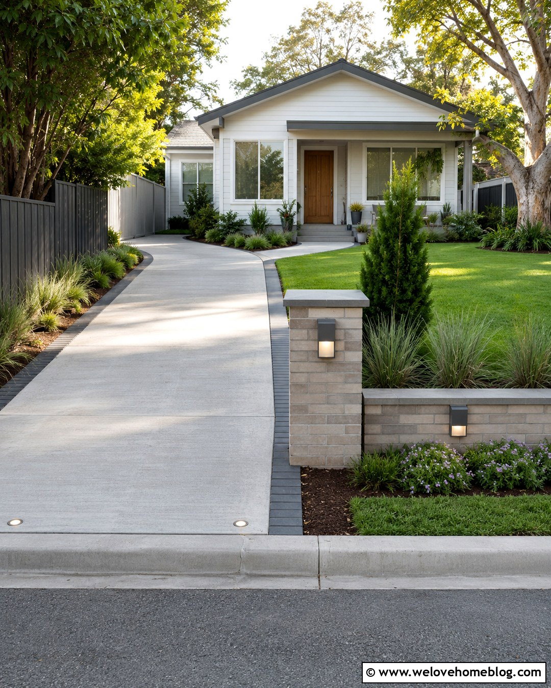 Small Solar Light Driveway Entrance