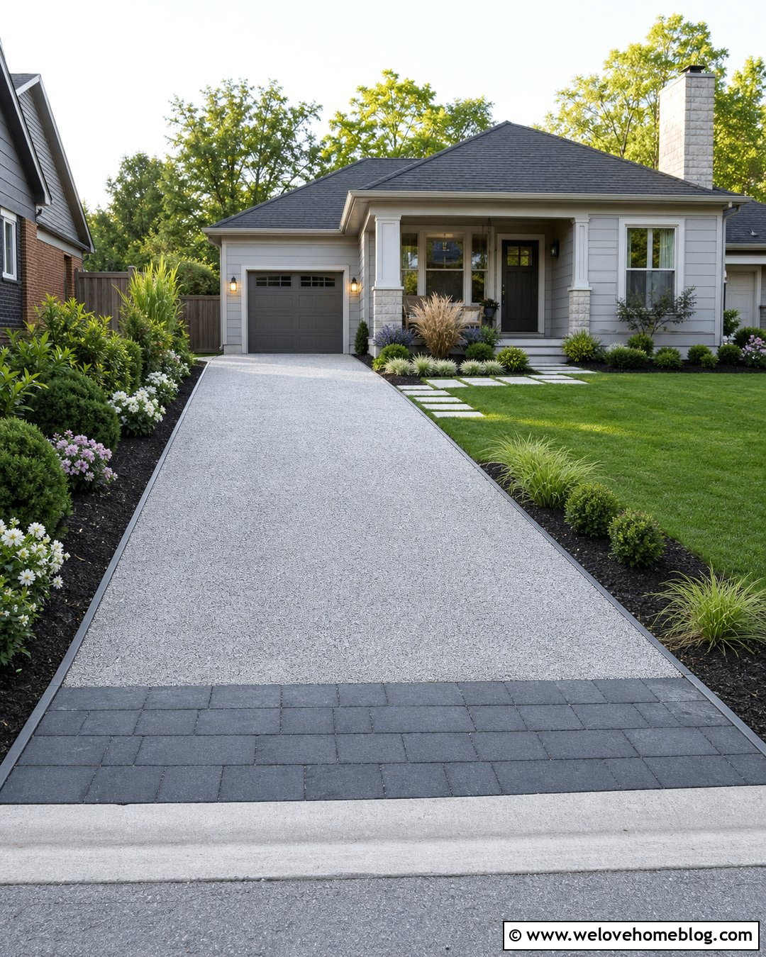 Small Stone Dust Driveway With Simple Landscaping - 20 Stone Dust Driveway Ideas
