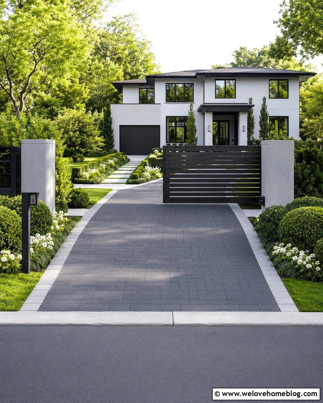 Smart Automatic Gate With Keypad - 20 driveway automatic gate ideas