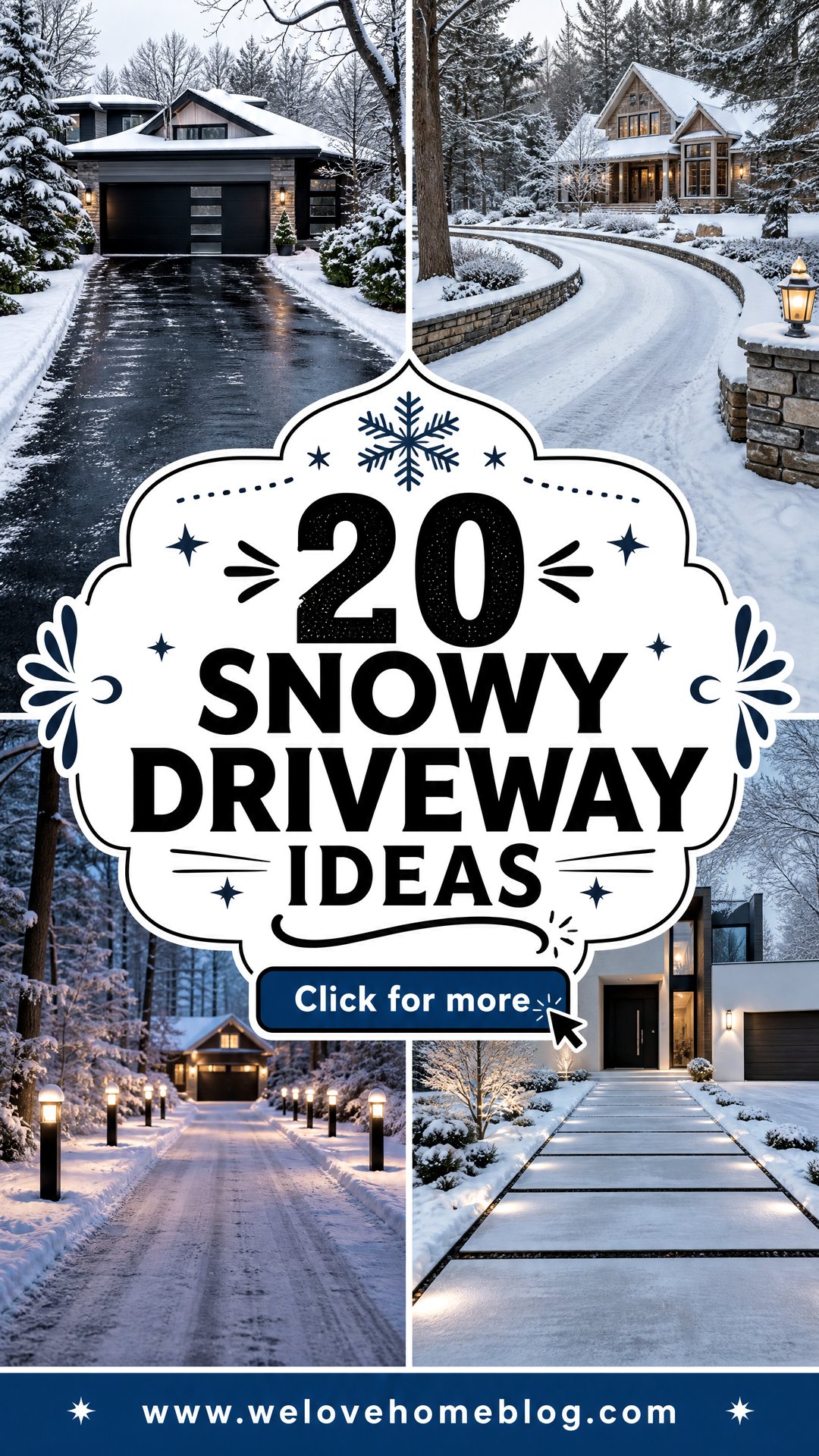 20 Snowy Driveway Ideas for Safer Easier Winter Mornings - 20 Snowy Driveway Ideas for Safer, Easier Winter Mornings