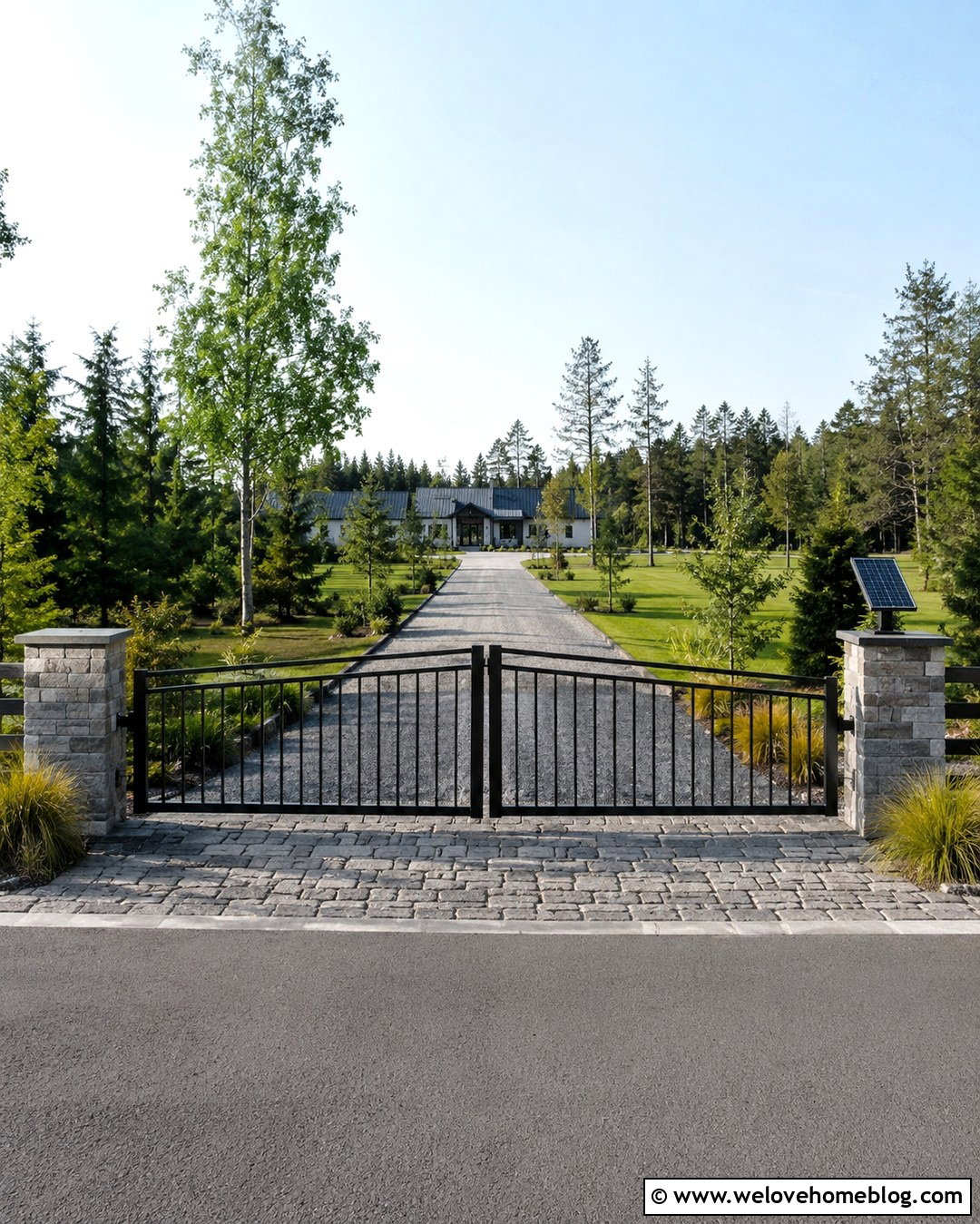 Solar Automatic Driveway Gate - 20 Driveway Gate Inspiration Ideas