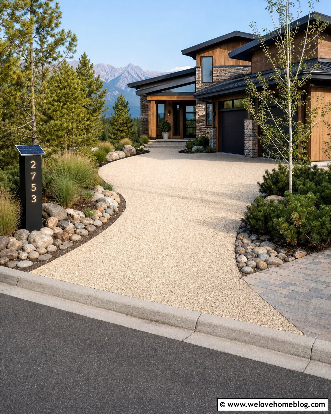 Solar Driveway Address Sign Pillar - 45 driveway address sign ideas