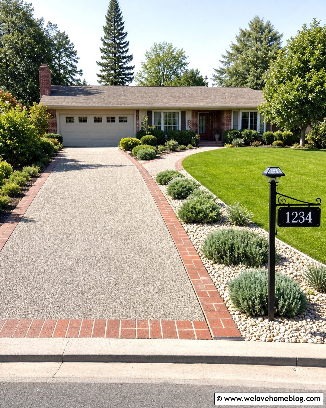 Solar Lighted Driveway Address Sign - 35 house number sign for yard driveways ideas