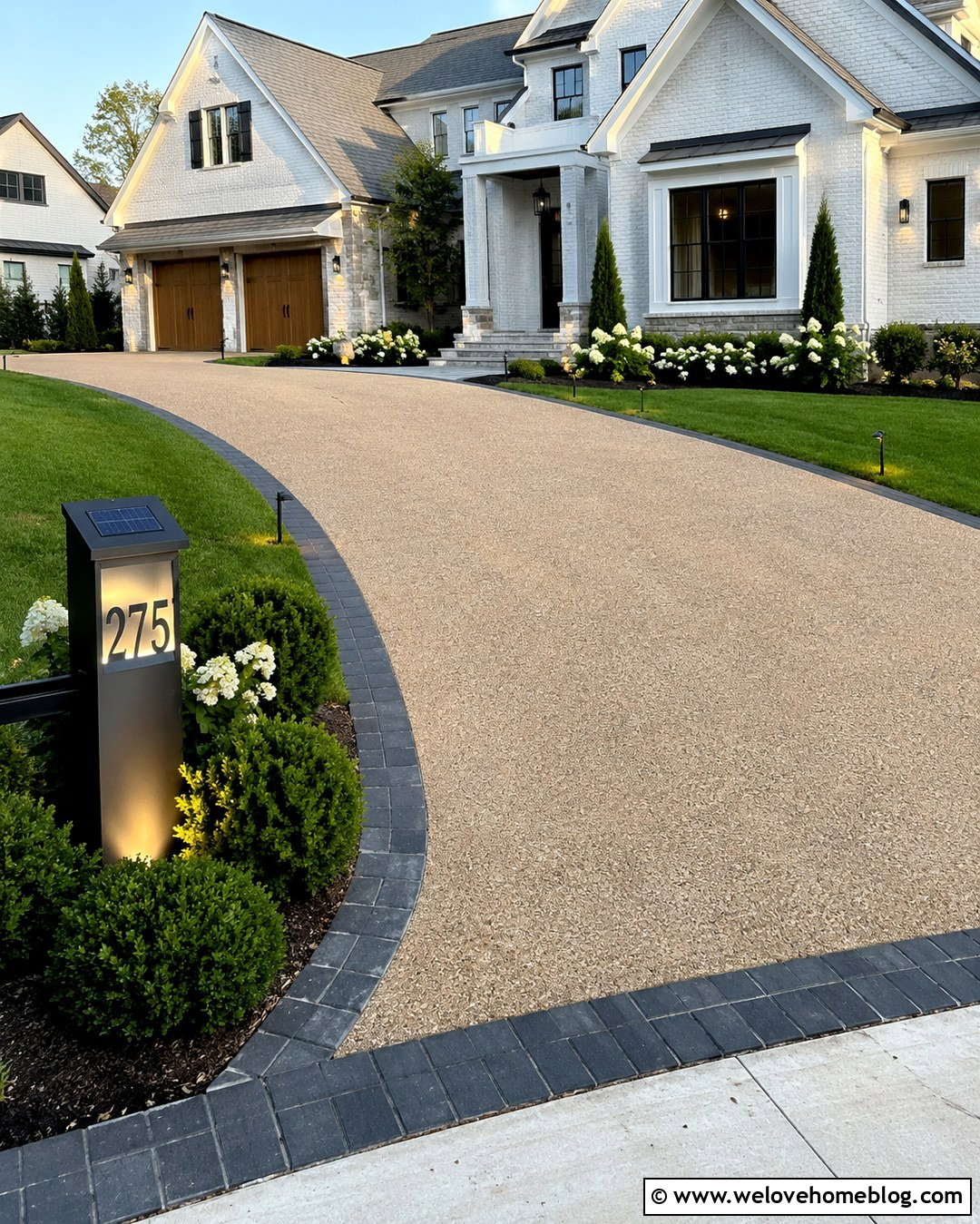 Solar Lighted Driveway Sign - 20 Driveway Sign Ideas