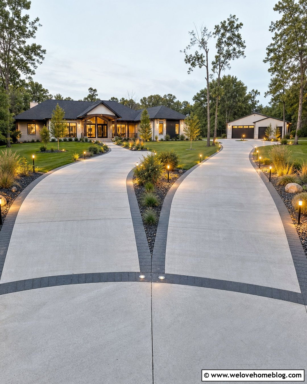Solar Markers For Split Driveways - 20 Solar Driveway Markers Ideas