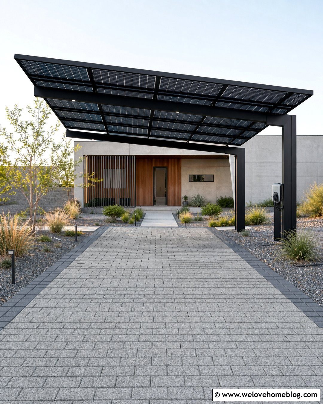 Solar Panel Driveway Canopy - 25 driveway canopy ideas