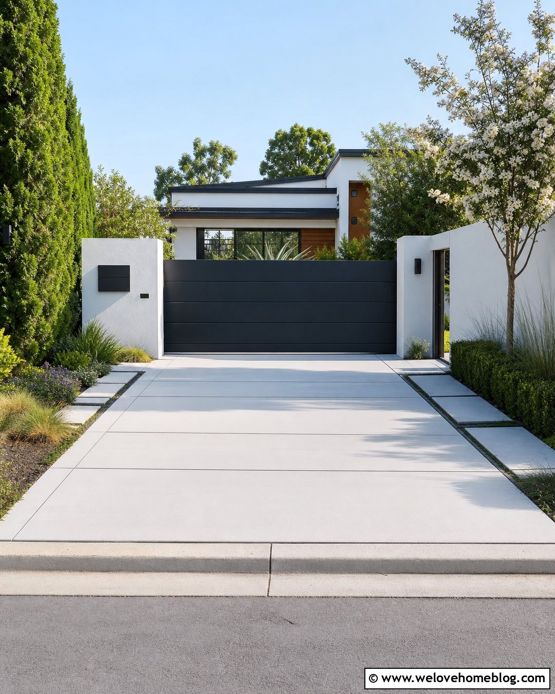 Solid Privacy Driveway Gate - 40 unique driveway gates