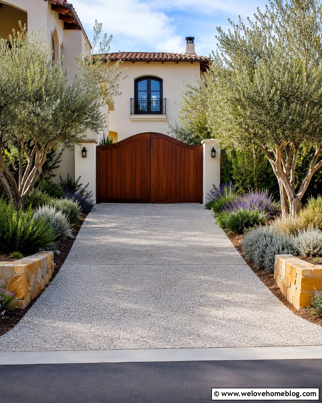Solid Wood Privacy Driveway Gate - 20 Driveway Entry Gates Ideas