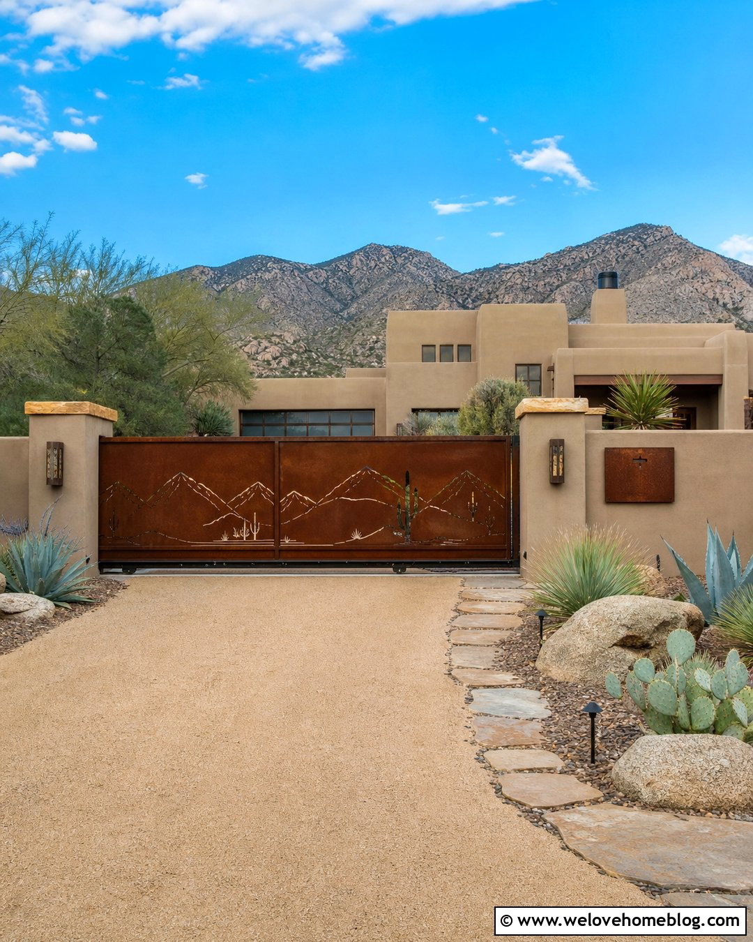 Southwestern Driveway Gate - 40 unique driveway gates