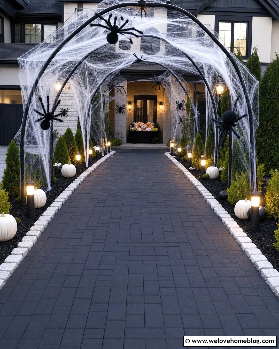 Spiderweb Tunnel Trick Or Treat Driveway - 25 Trick Or Treat Driveway Ideas