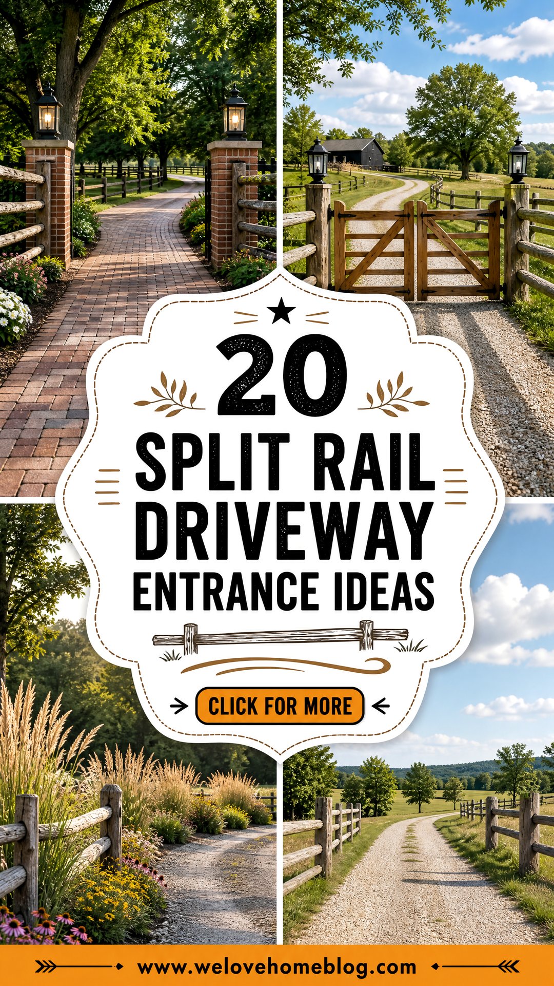 20 Split Rail Driveway Entrance Ideas With Rustic Charm - 20 Split Rail Driveway Entrance Ideas With Rustic Charm