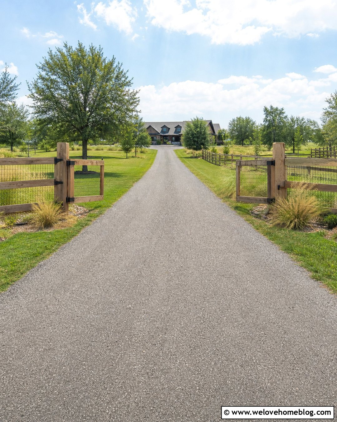 Split Rail Fence Gate With Wire Mesh - 20 split rail fence driveway gate ideas
