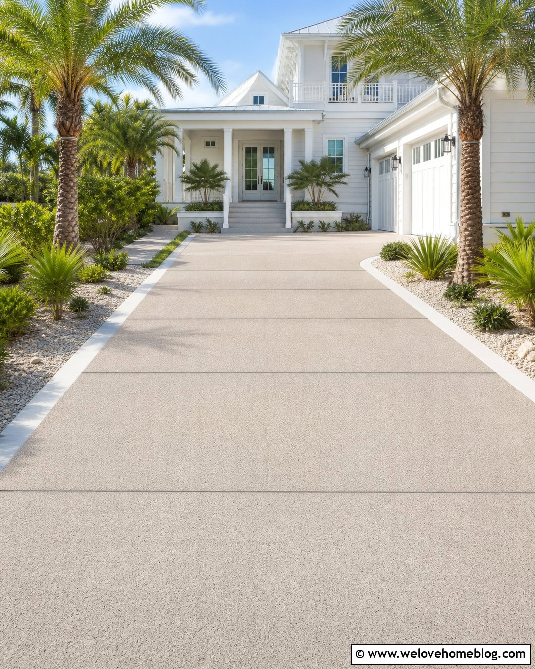 Spray Texture Concrete Driveway - 20 Concrete Driveway Finishes Ideas