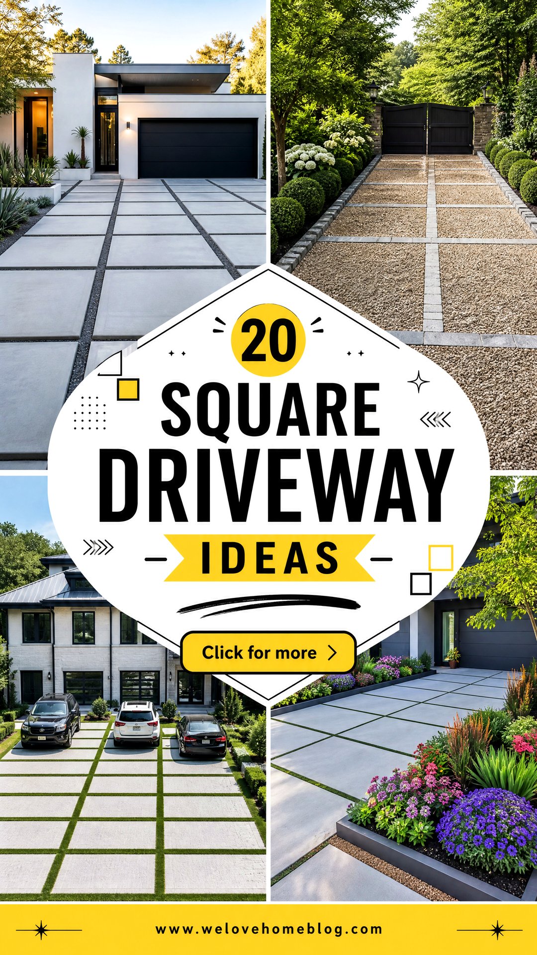 20 Square Driveway Ideas for Smart Stylish Curb Appeal - 20 Square Driveway Ideas for Smart, Stylish Curb Appeal