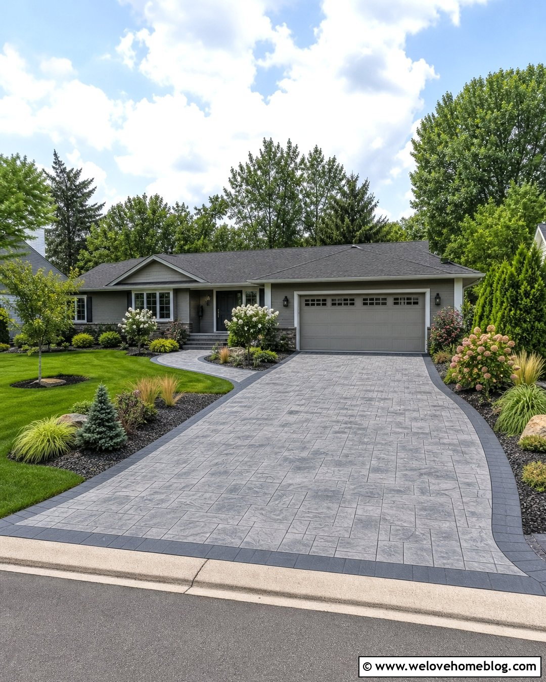 Stamped Concrete Driveway PNG - 20 driveway png ideas