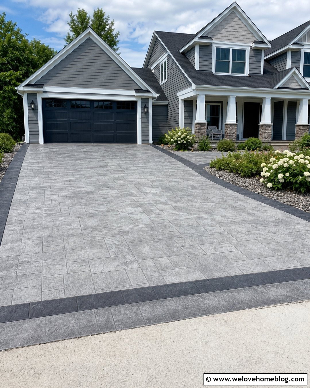 20 Light Grey Concrete Driveway Ideas for Sleek Modern Homes