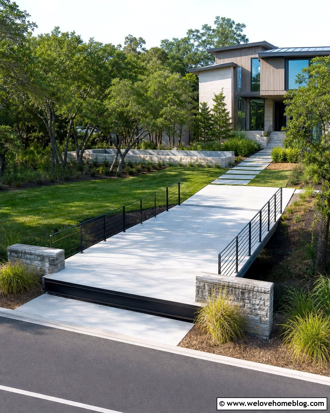 Steel Beam Driveway Bridge Over Ditch - 20 Driveway Over Ditch Ideas