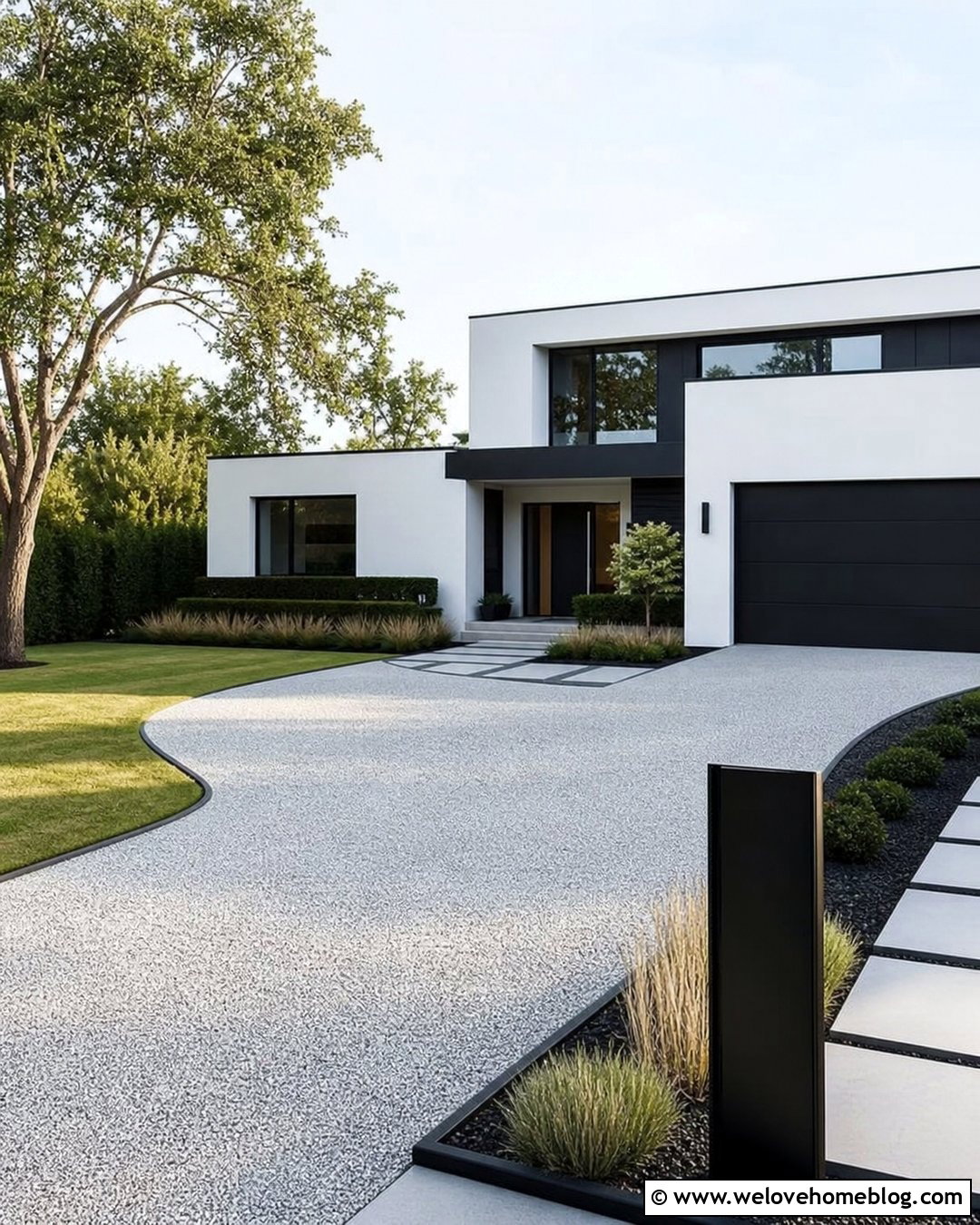 Steel Driveway Edging - 40 driveway edges and borders ideas