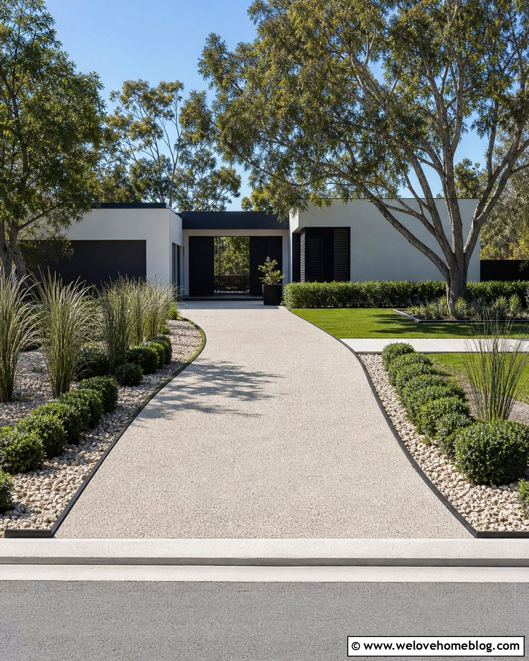 Steel Driveway Edging - 35 driveway edging ideas