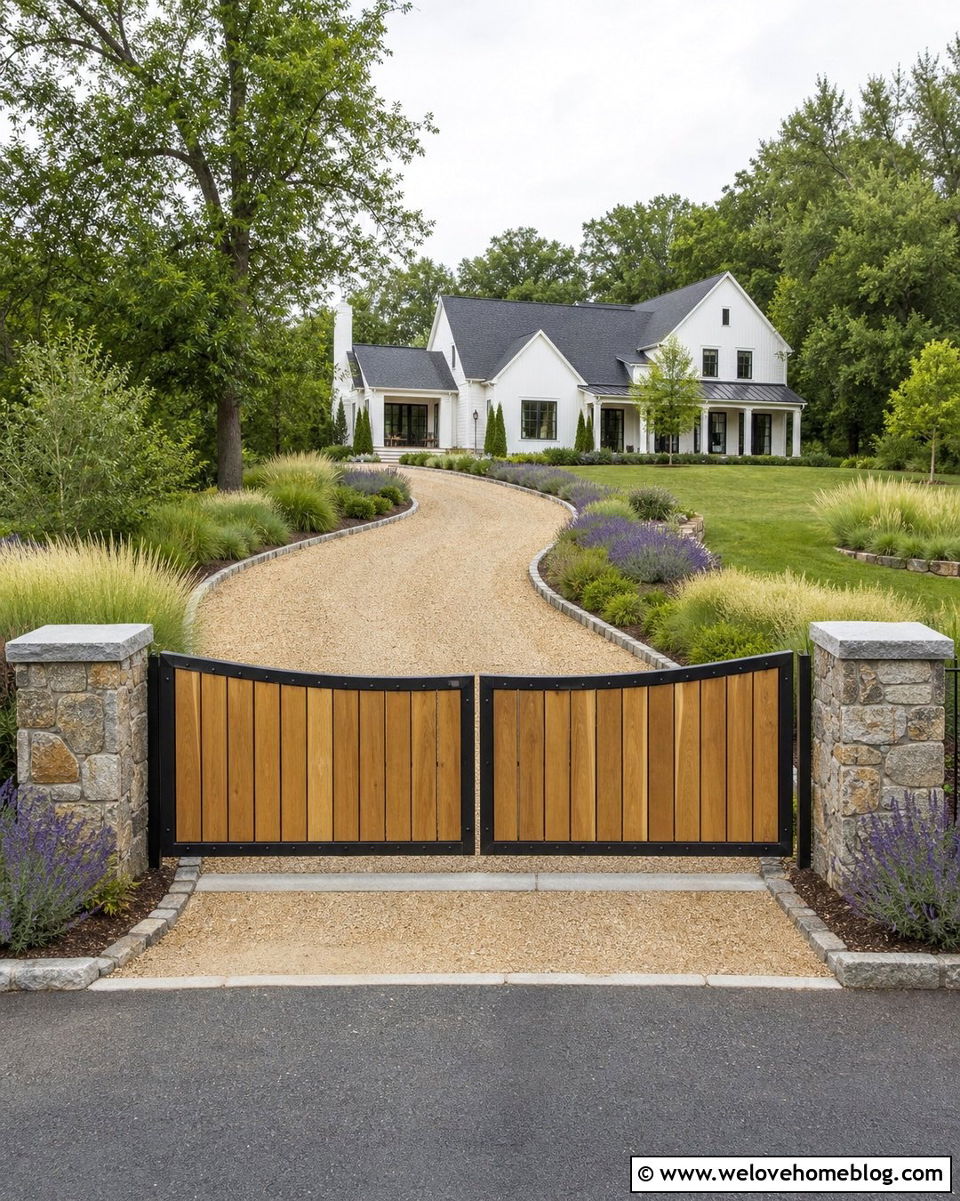 Steel Frame Wood Driveway Gate Kit - 20 Driveway Gate Kit Ideas
