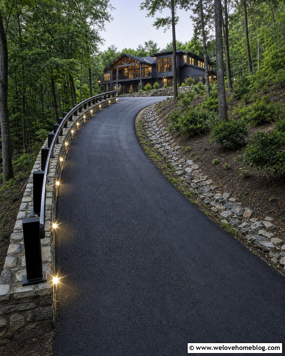 Steep Driveway With Guardrail - 20 very steep driveway ideas