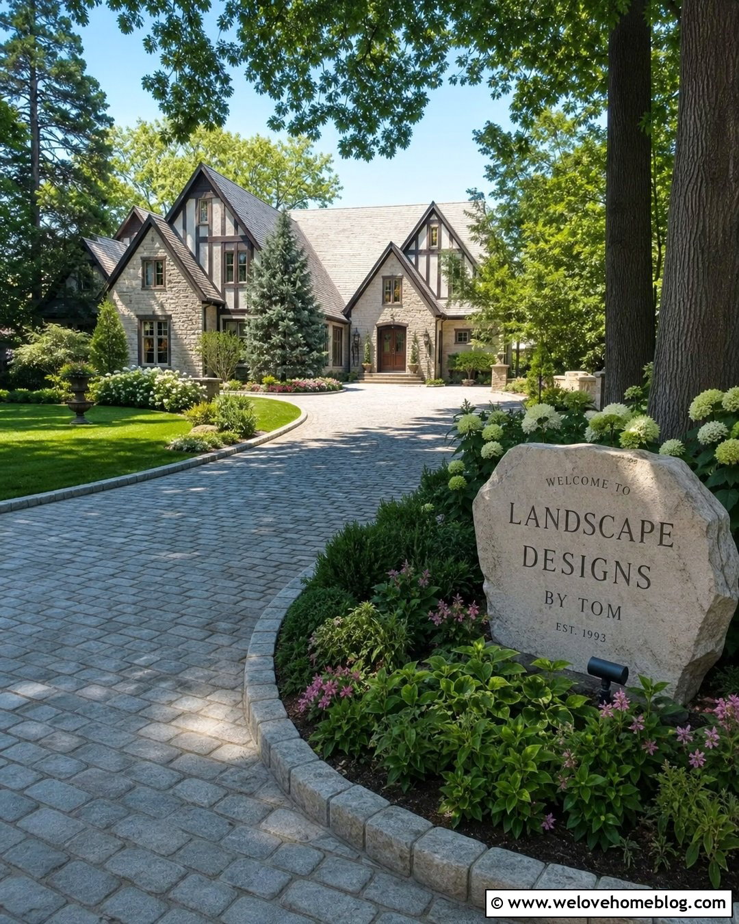 Stone Driveway Welcome Sign - 20 driveway welcome sign entrance ideas