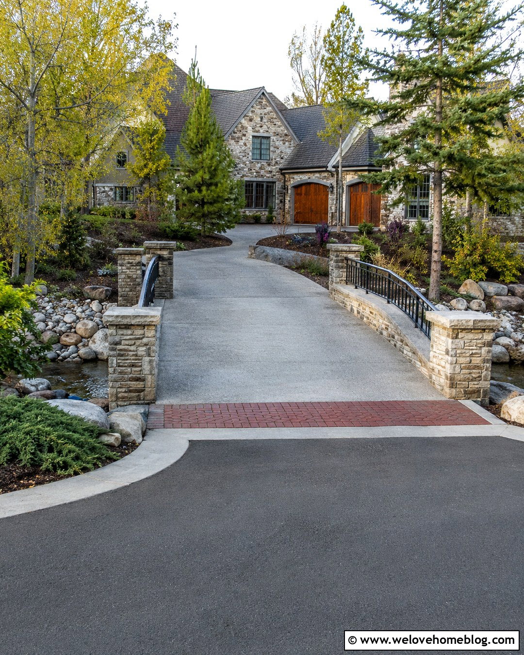 Stone Faced Driveway Bridge With Concrete Deck - 20 Driveway Bridge Plans Ideas