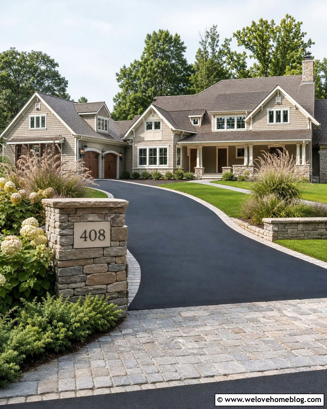 Stone Monument Driveway Number Sign - 25 Driveway Number Sign Ideas