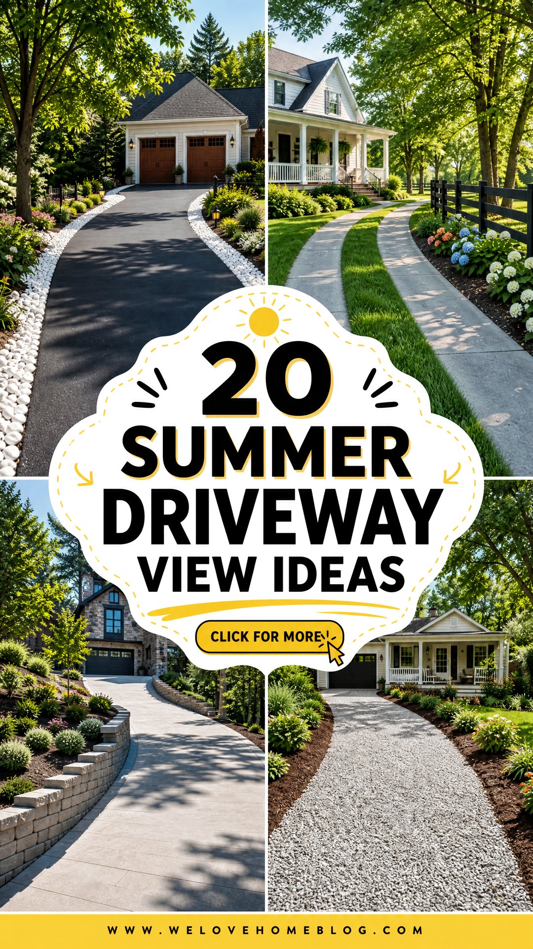 20 Summer Driveway View Ideas for Bright Seasonal Inspiration - 20 Summer Driveway View Ideas for Bright Seasonal Inspiration