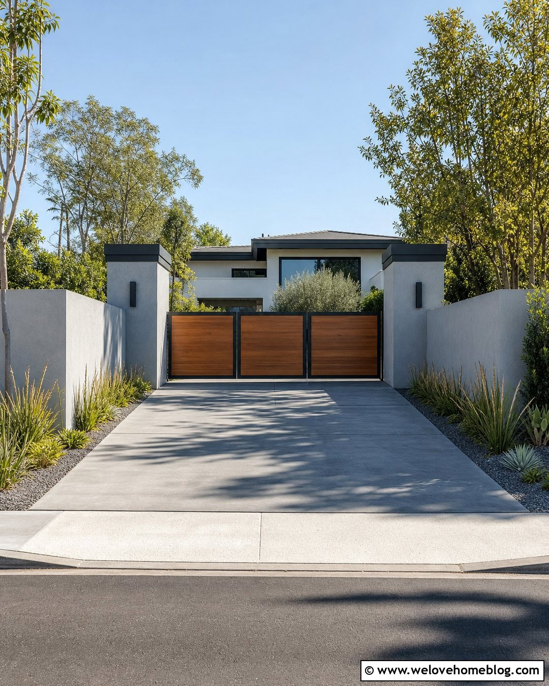 20 Driveway Gate Columns Ideas for a Grand, Secure Entrance
