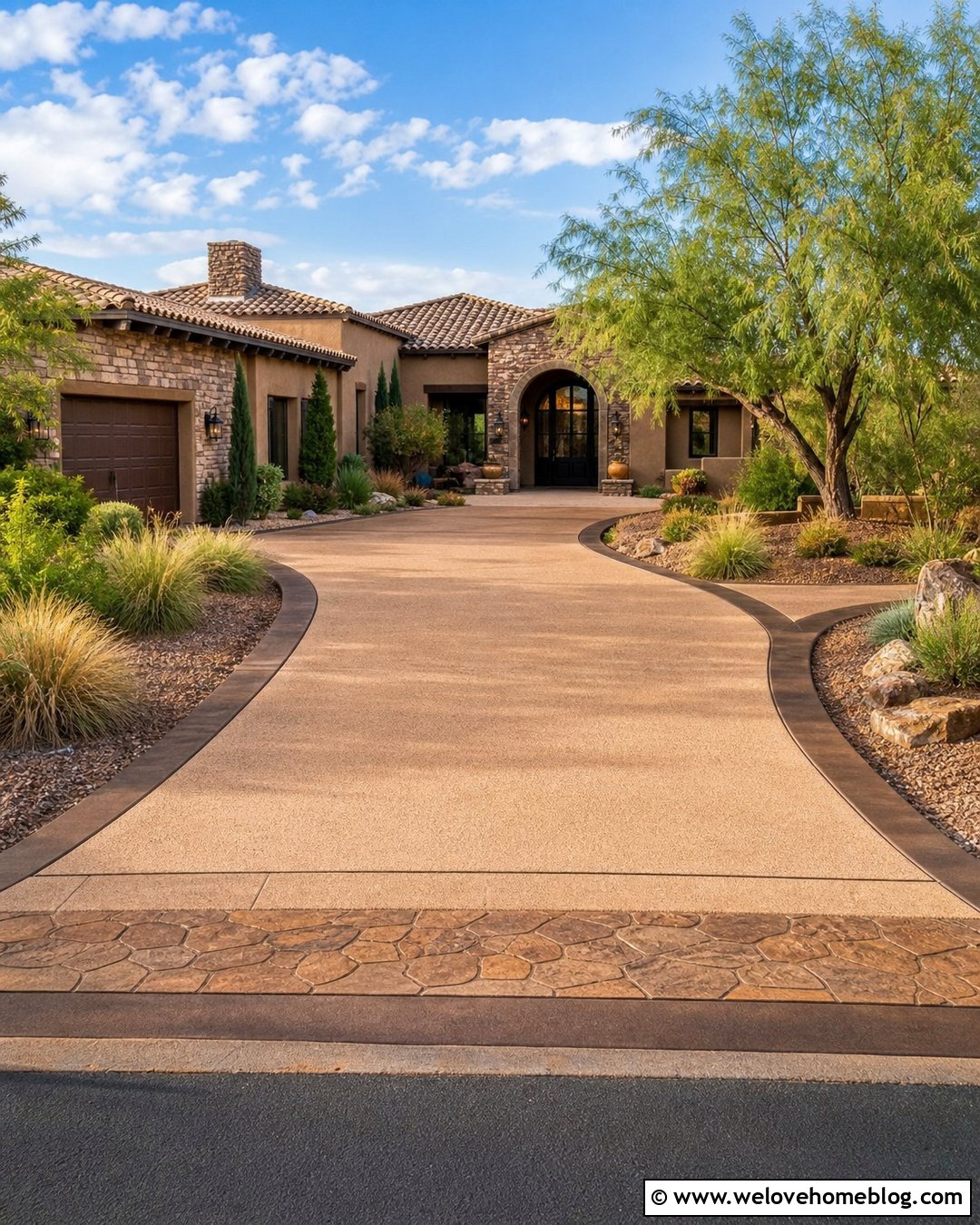 Tan Concrete Driveway Resurfacing - 25 Resurface Concrete Driveway Ideas