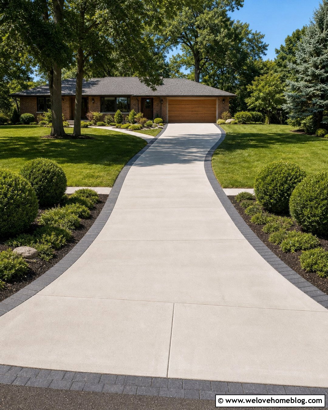 Tapered Driveway Entrance Widening - 20 Driveway To Widen Ideas