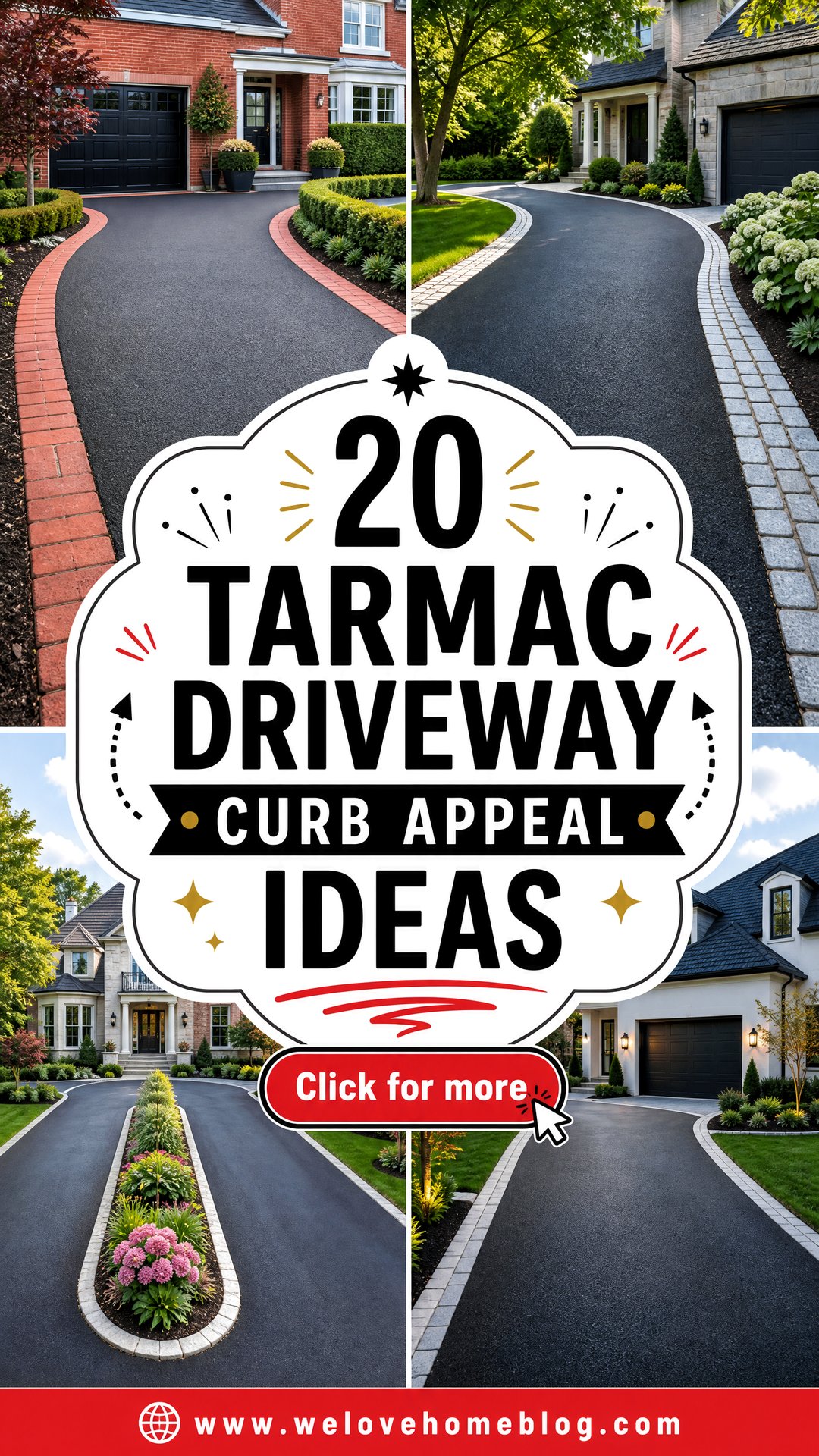 20 Tarmac Driveway Curb Appeal Ideas for a Polished Home - 20 Tarmac Driveway Curb Appeal Ideas for a Polished Home