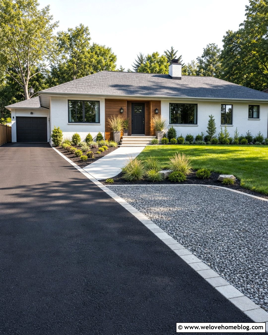 Tarmac Driveway With Gravel Parking Area - 20 Tarmac And Gravel Driveway Ideas