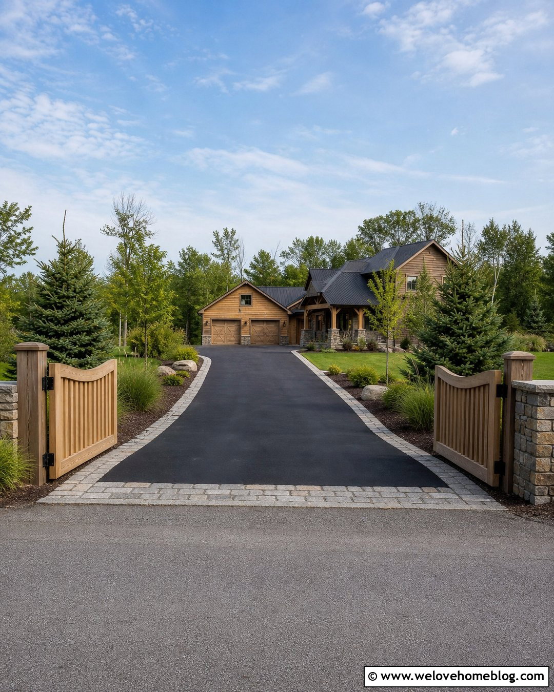 Tarmac Driveway With Timber Garage - 20 tarmac driveway designs ideas