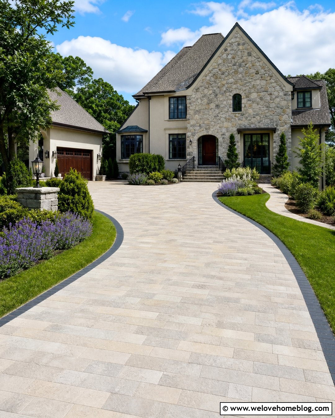 Techo Bloc Travertina Raw Driveway - 20 Techo Bloc Driveway Pavers Ideas