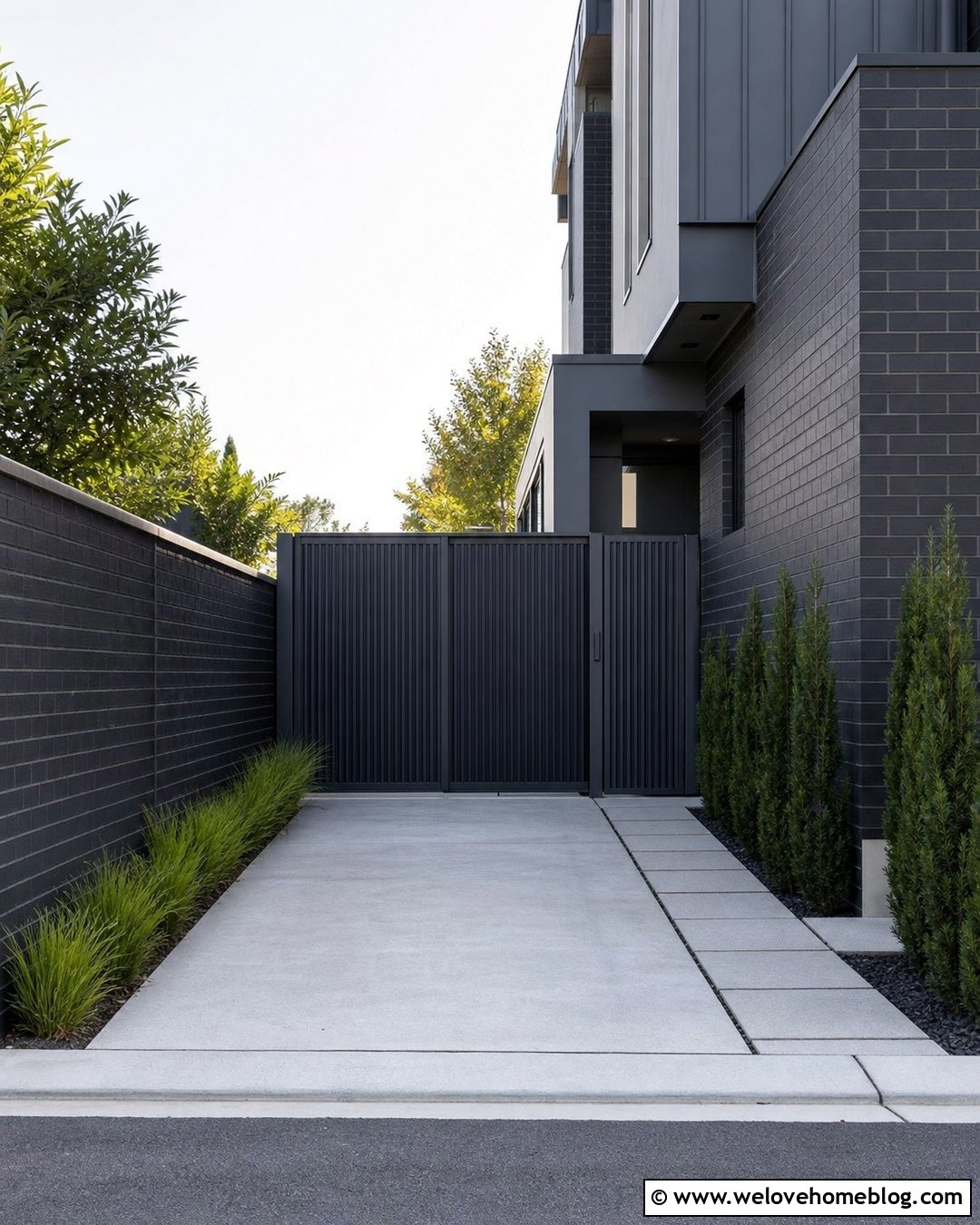 Telescopic Sliding Gate For Small Driveway - 35 sliding gate driveway ideas
