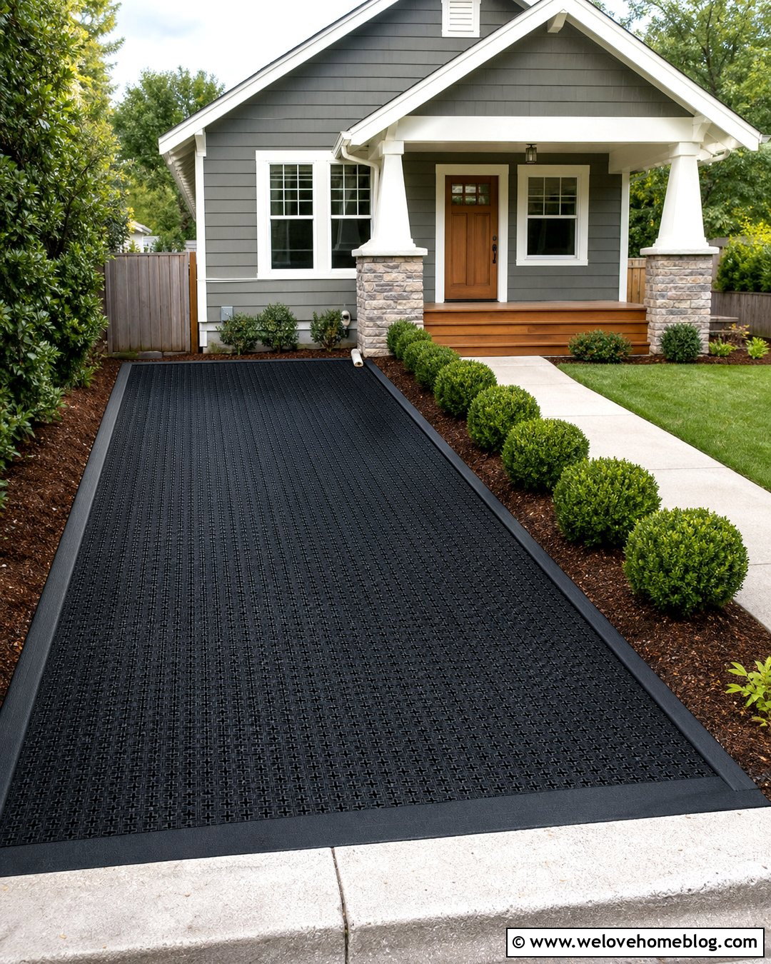 Temporary Rubber Mat Driveway - 20 temporary driveway ideas