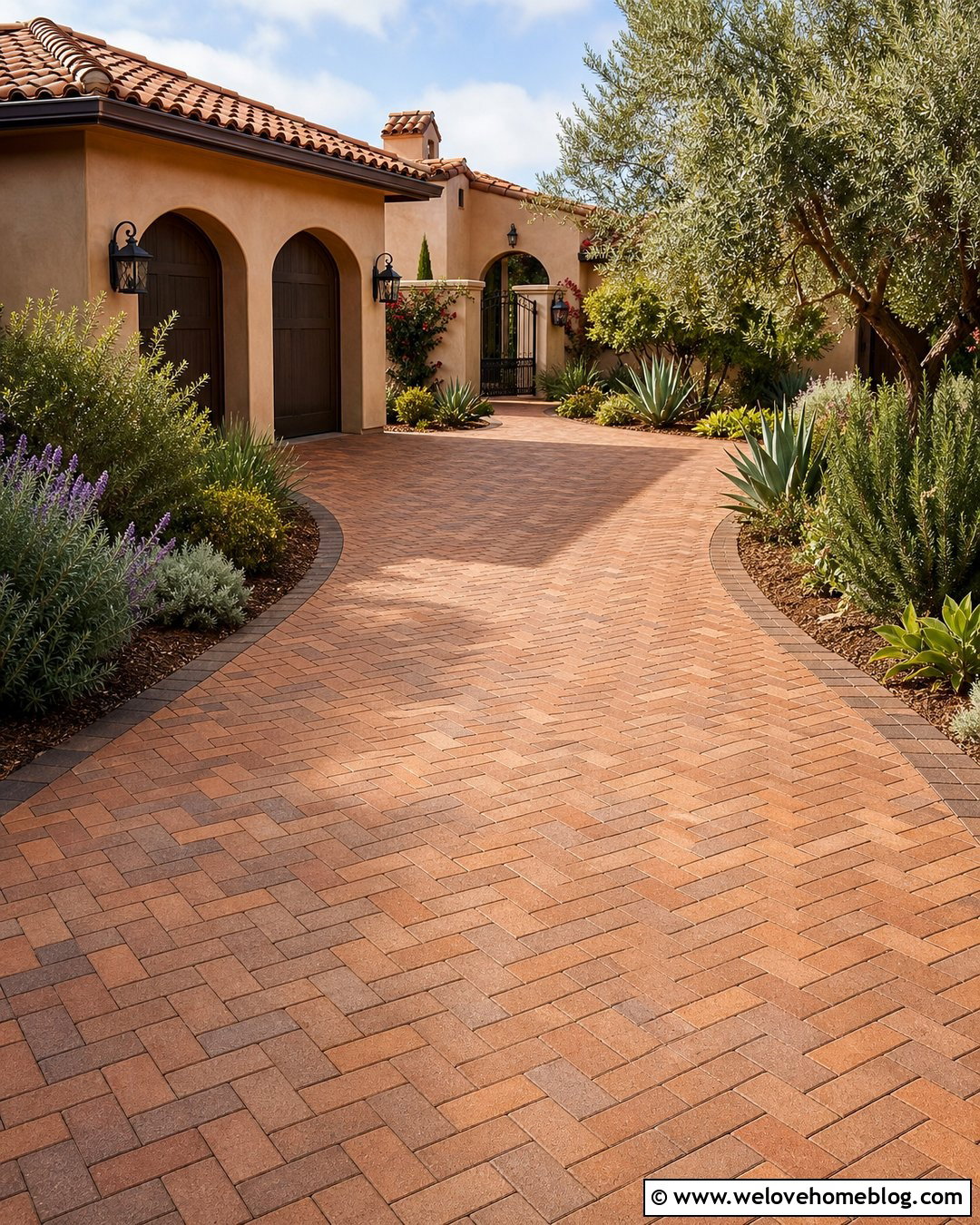 Terracotta Paver Driveway - 25 Driveway Paving Stones Ideas