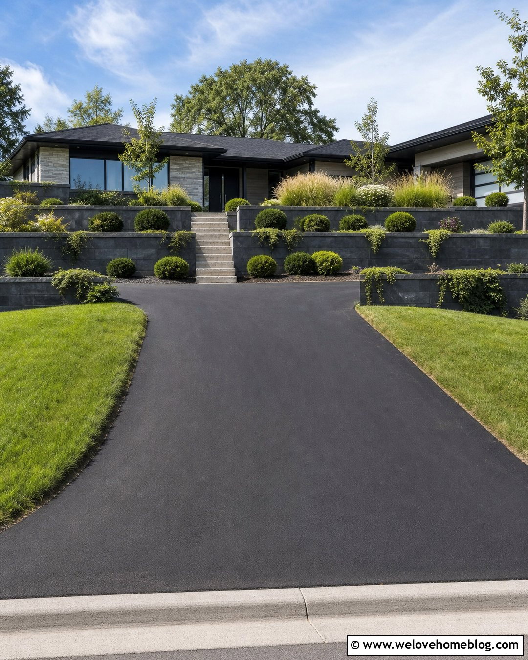 Tiered Retaining Wall At End Of Driveway - 20 Retaining Wall At End Of Driveway Ideas