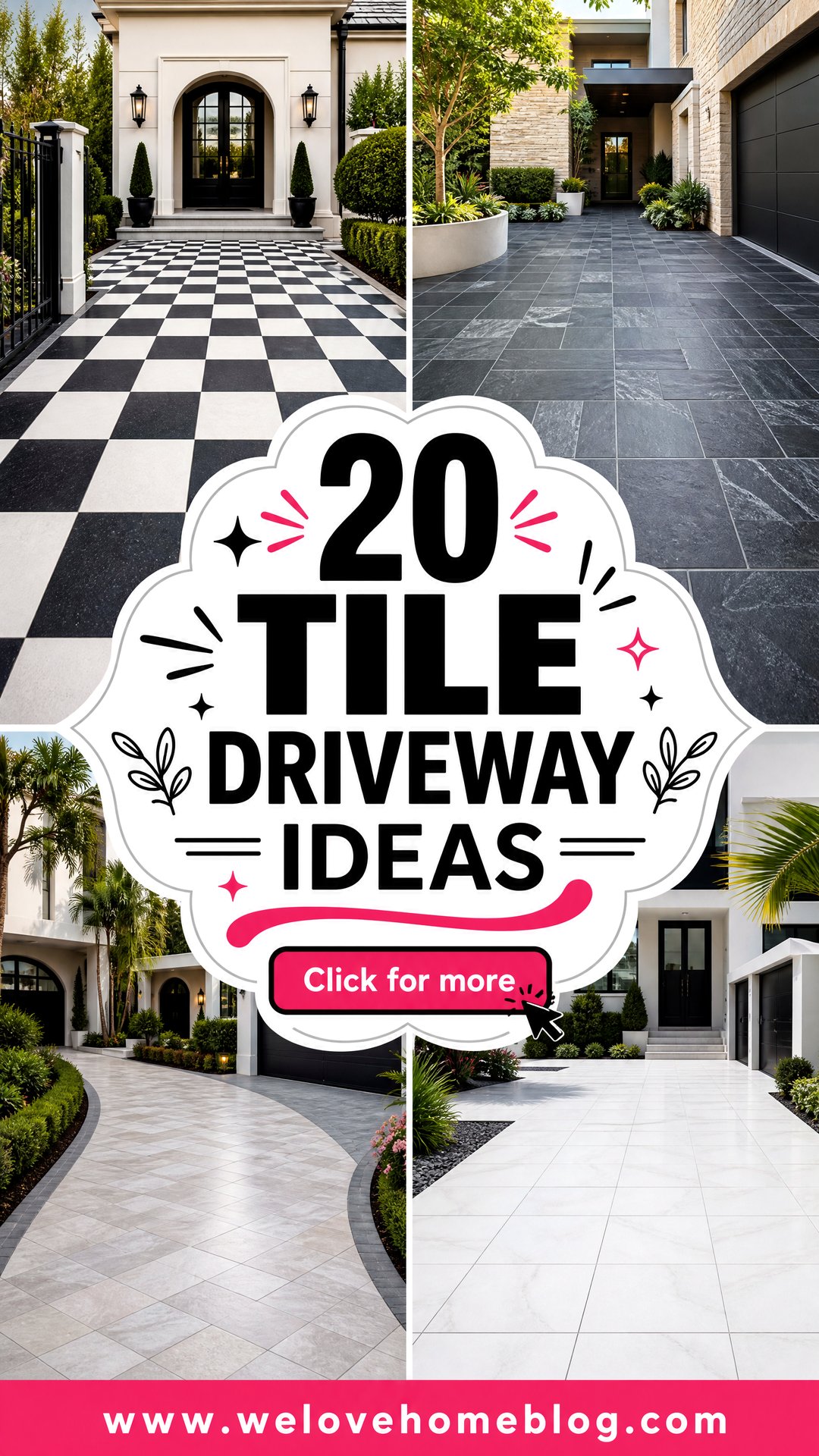 20 Tile Driveway Ideas for a Bold Stylish Entrance - 20 Tile Driveway Ideas for a Bold, Stylish Entrance