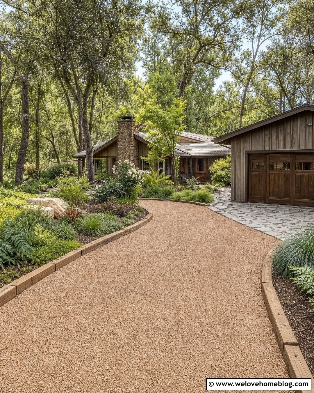 Timber Border Ecogrid Driveway - 20 Ecogrid Driveway Ideas