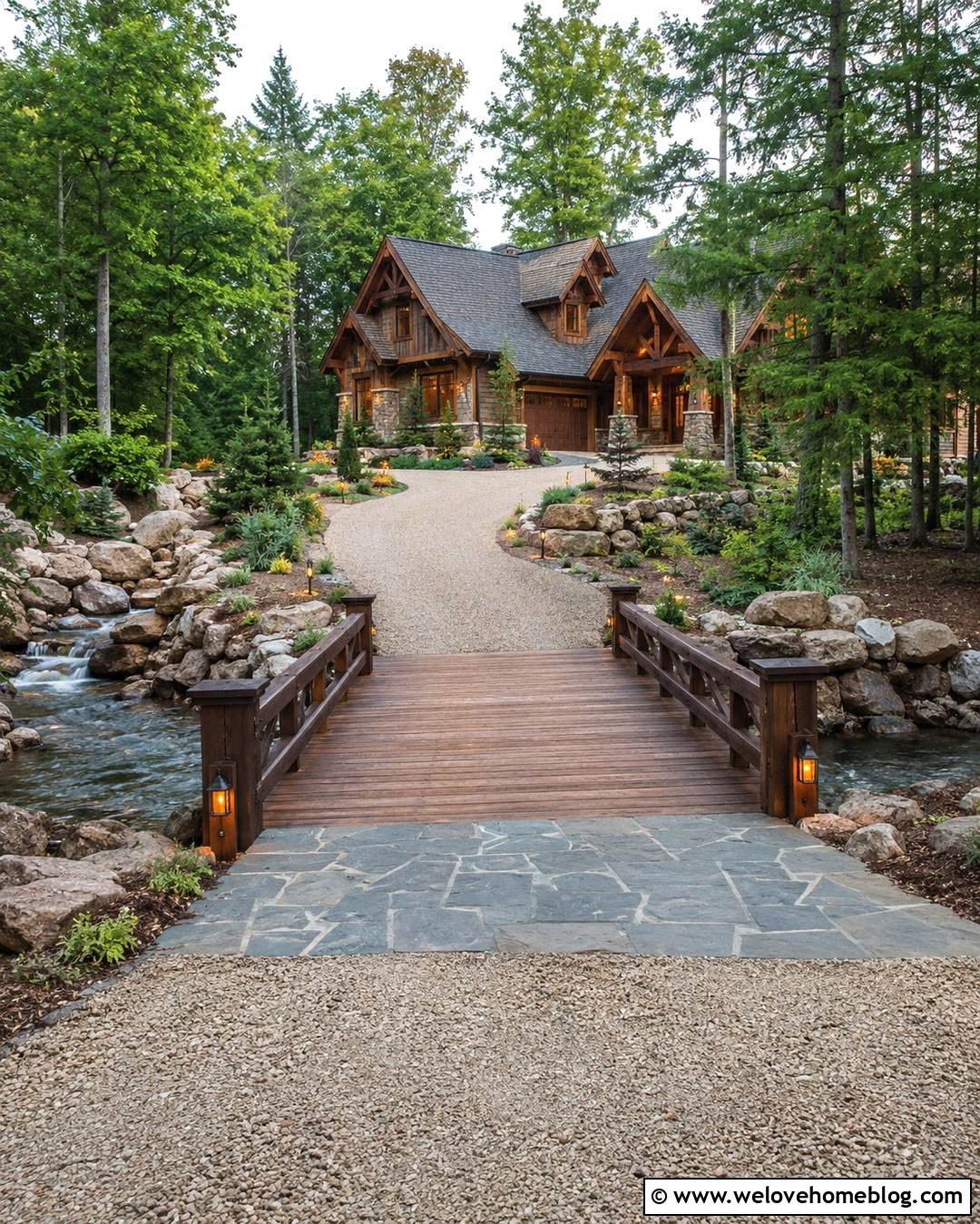 20 Bridge Over Creek Driveway Ideas for a Storybook Entrance