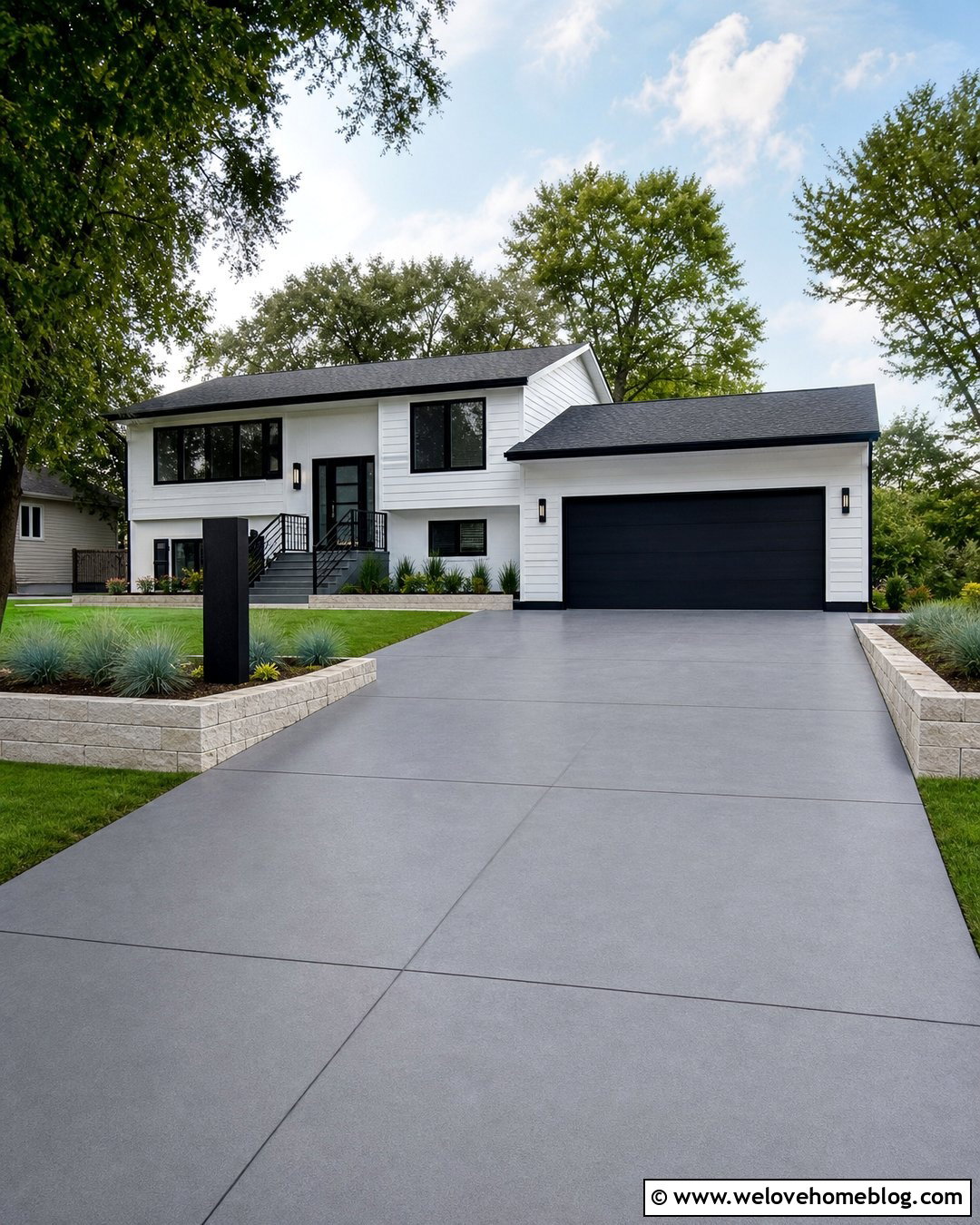 Tinted Gray Concrete Driveway Sealer - 20 Concrete Driveway Sealer Ideas