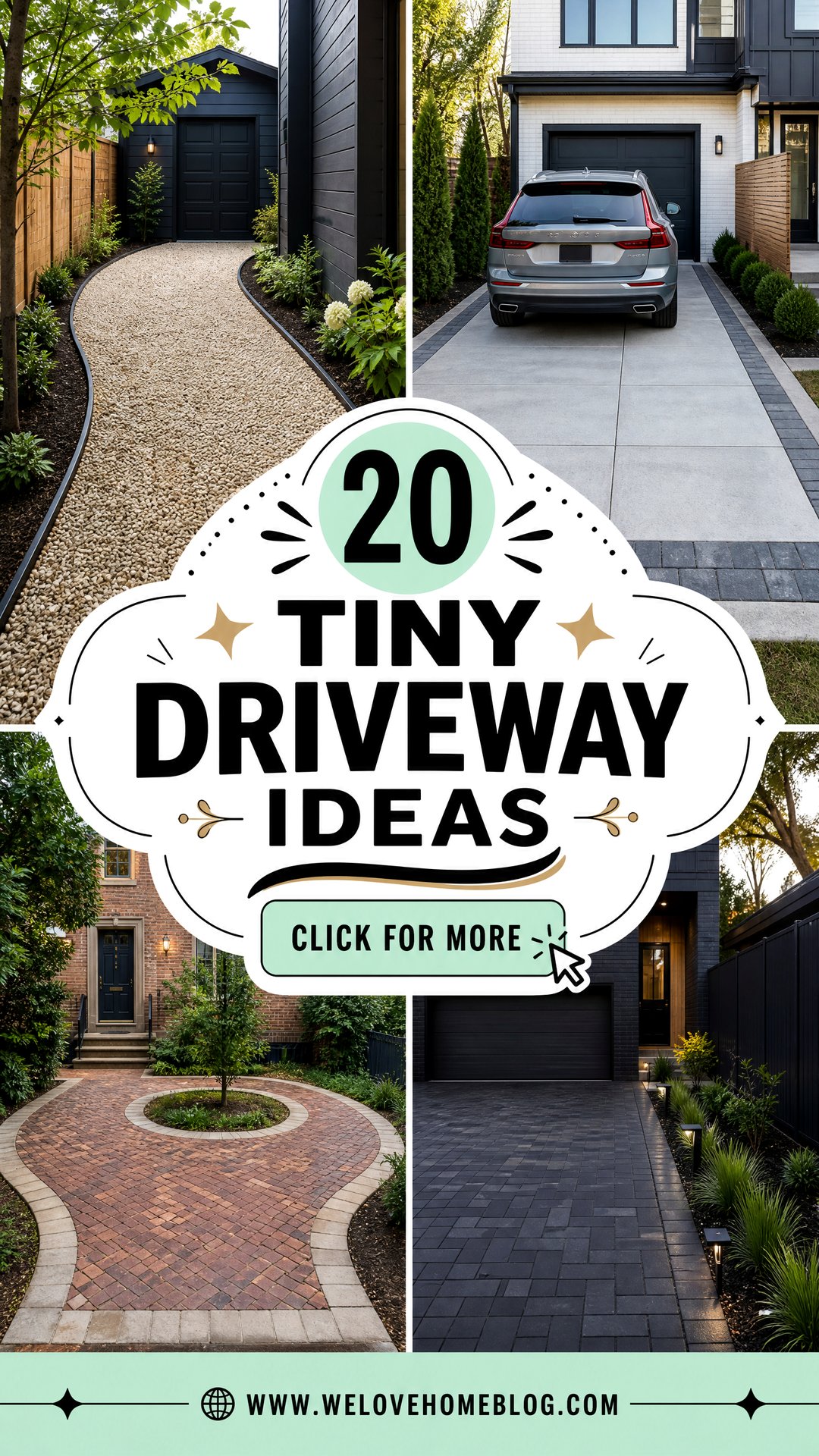 20 Tiny Driveway Ideas for Smart Space-Saving Parking - 20 Tiny Driveway Ideas for Smart, Space-Saving Parking