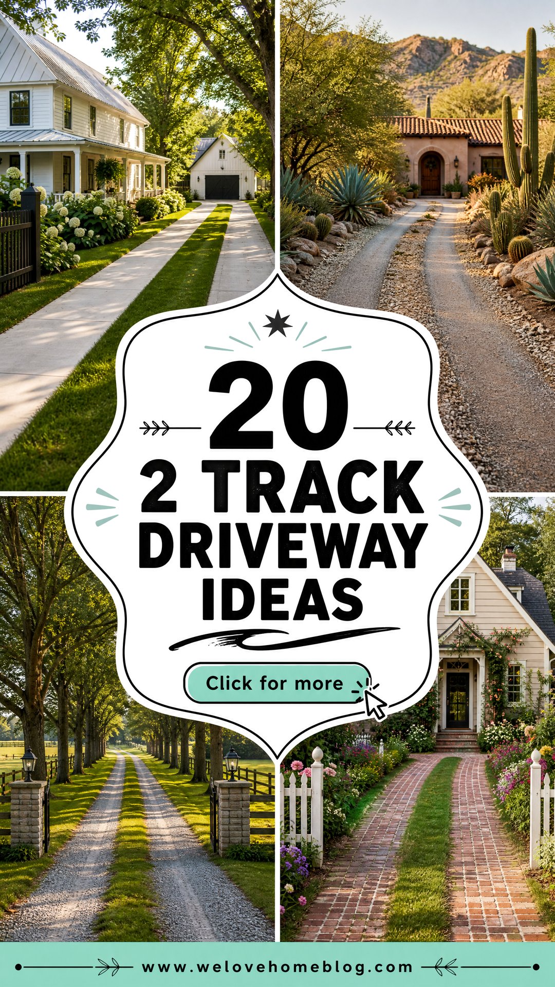 20 2 Track Driveway Ideas for a Charming Country Approach - 20 2 Track Driveway Ideas for a Charming Country Approach